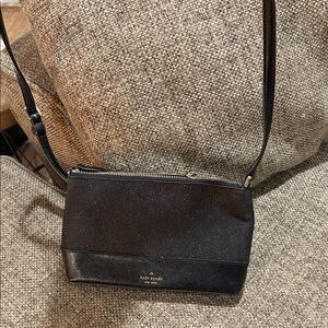 Kate Spade Glitter Black Crossbody Bag